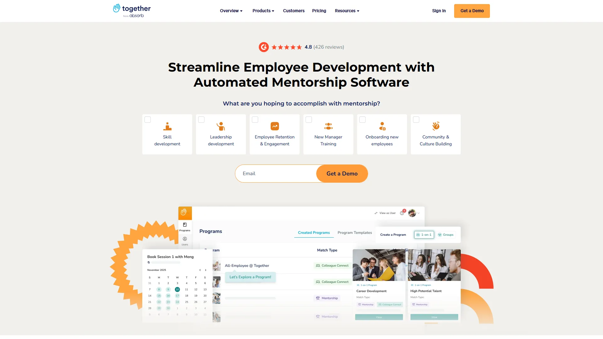 Together Mentorship Screenshot